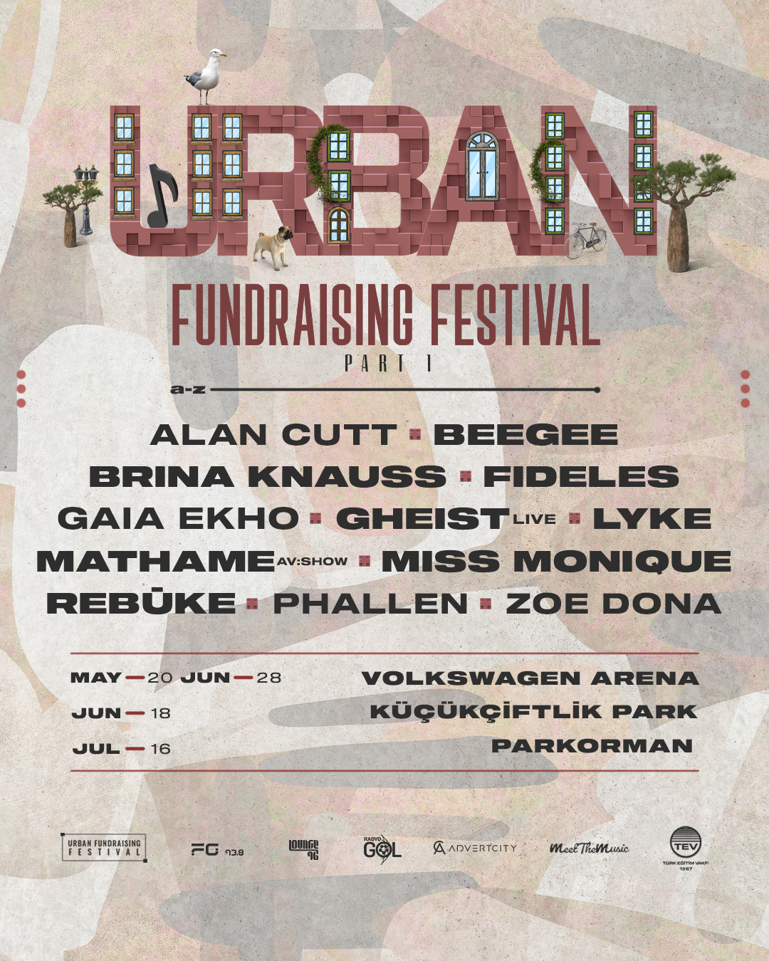 Urban Fundraising Festival Poster